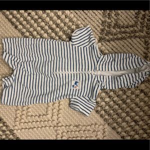 Kissy Kissy soft & cozy terry hooded romper